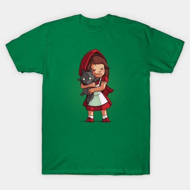 Little Red & Wolf T-Shirt by Naolito